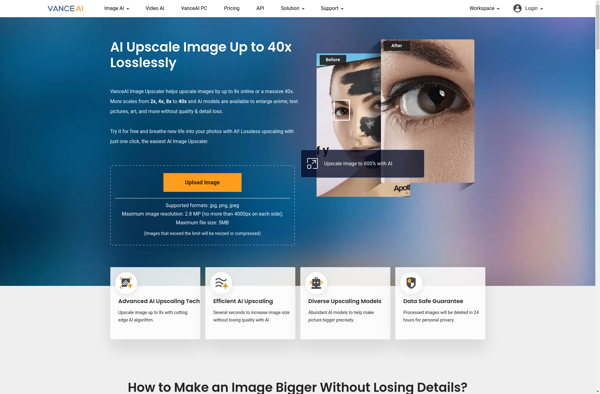 VanceAI Image Upscaler image