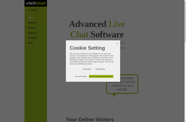 Visitlead Live Chat image