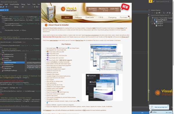 Visual &amp; Installer screenshot