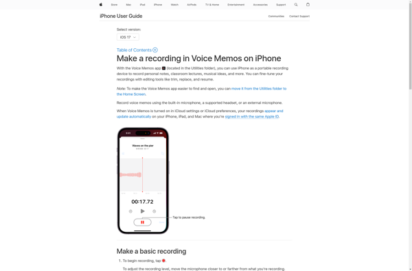 Voice memos image