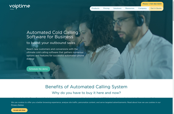 Voiptime Cloud Cold Calling solution image