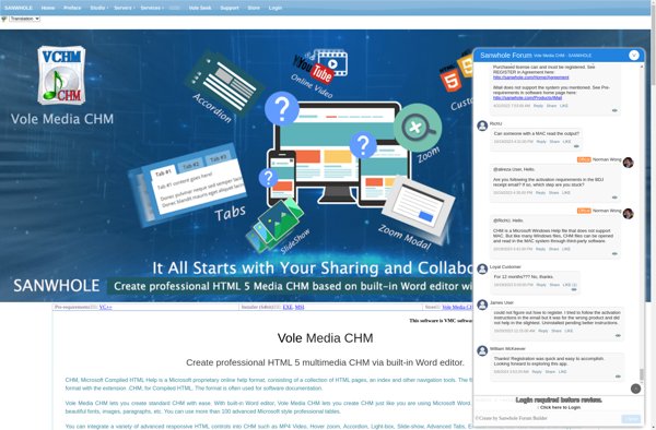 Vole Media CHM Free Edition image