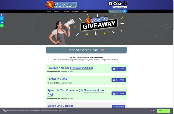 Vovsoft Giveaway image