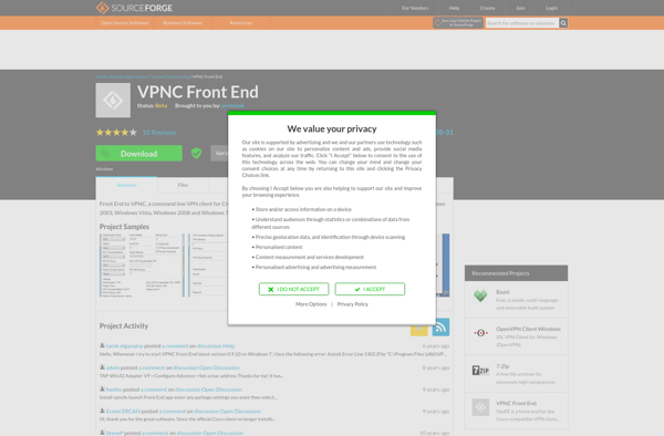 VPNC Front End image