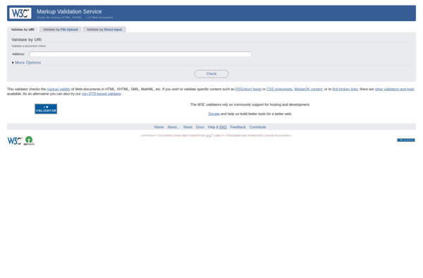 W3C Markup Validation Service image