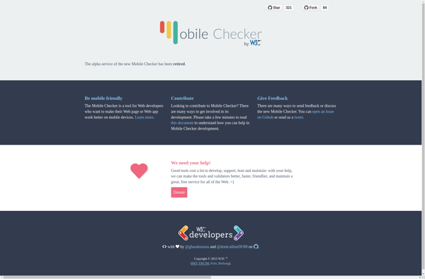 W3C Mobile Checker image