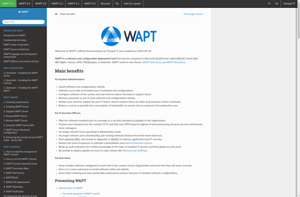 Wapt (enterprise) image