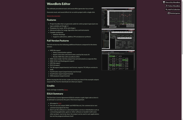 WaveBots Editor image