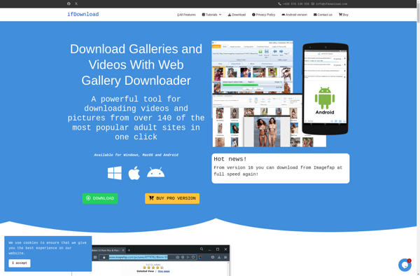 Web Gallery Downloader screenshot