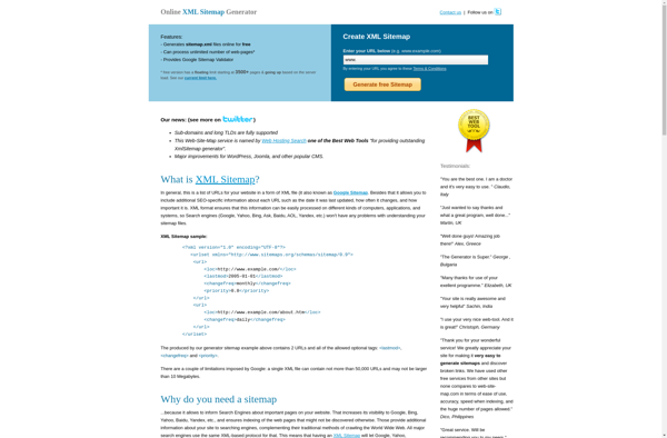 Web-Site-Map.com - XML Sitemap Generator image