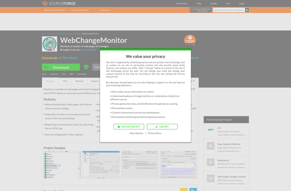 WebChangeMonitor image