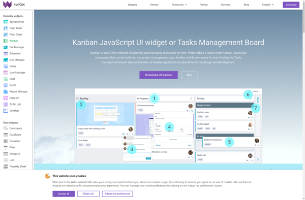 Webix Kanban Board image