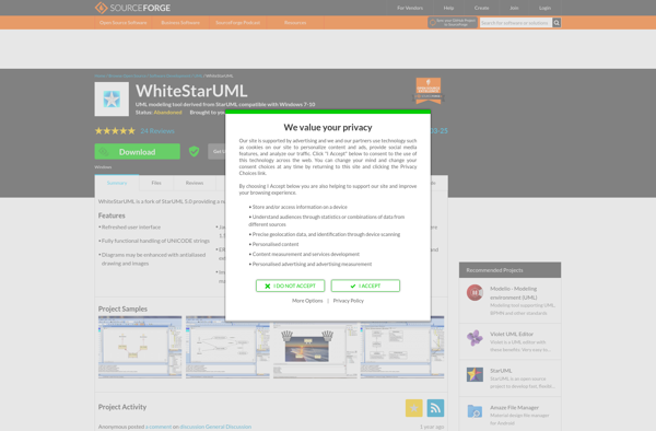 WhiteStarUML image