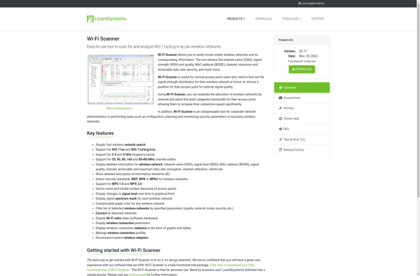 Wi-Fi Scanner (LizardSystems) image