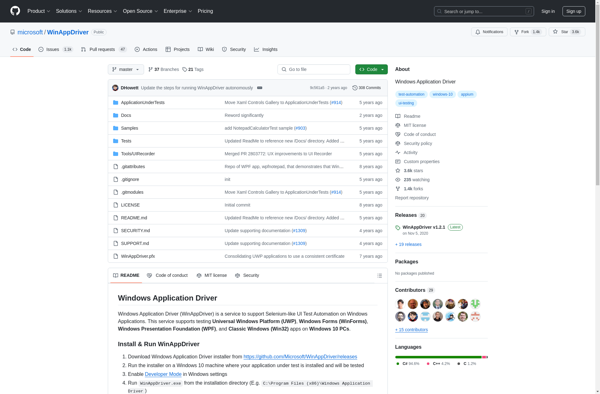 Windows Application Driver (WinAppDriver) image