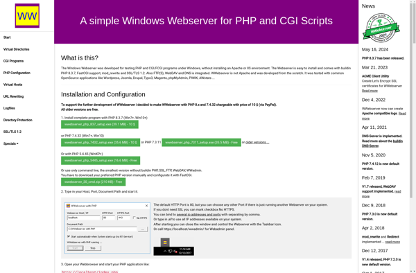 Windows Webserver image