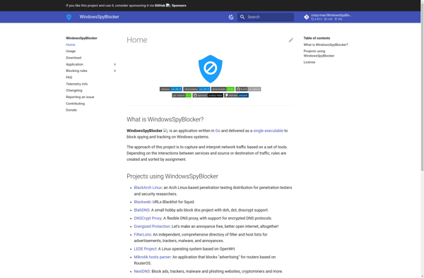 WindowsSpyBlocker image