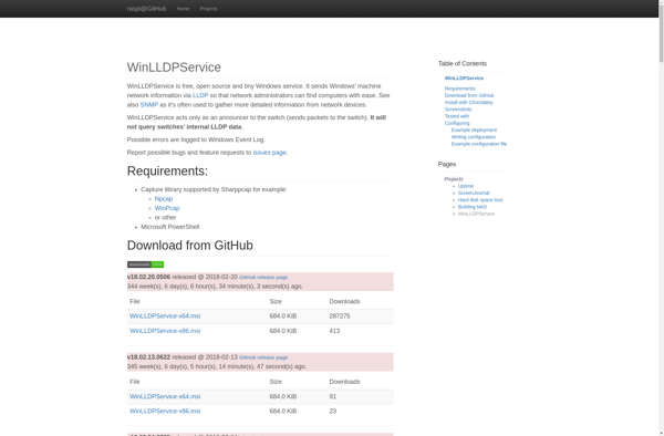 WinLLDPService screenshot