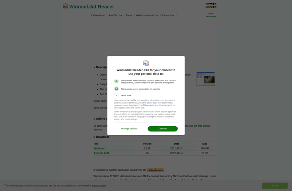 Winmail.dat Reader screenshot