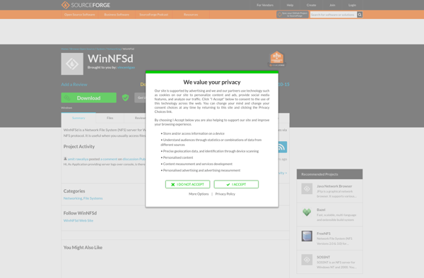 winNFSd screenshot