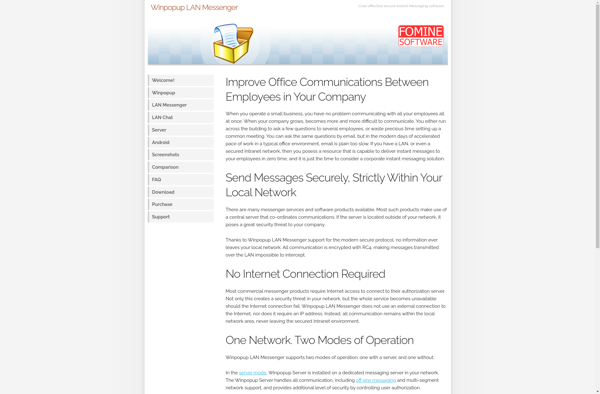 Winpopup LAN Messenger image