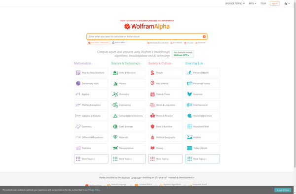 Wolfram Alpha image