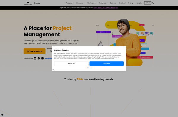 Wondershare Edraw Project screenshot