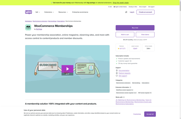 WooCommerce Memberships image