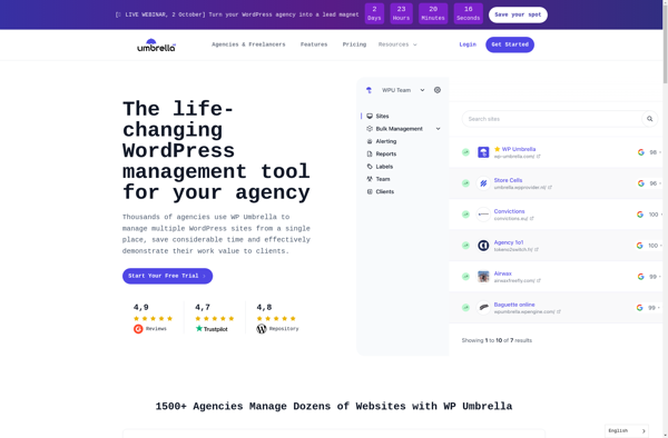 WP Umbrella screenshot