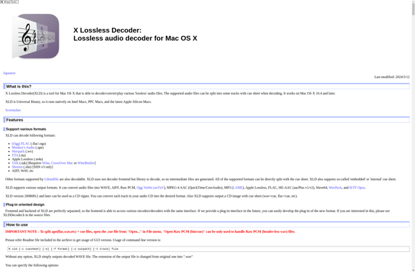 X Lossless Decoder image