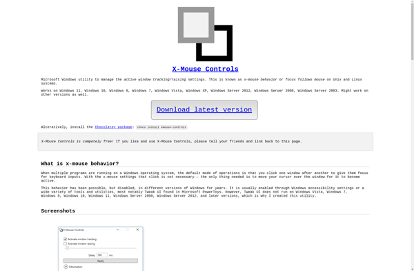 X-Mouse Controls image