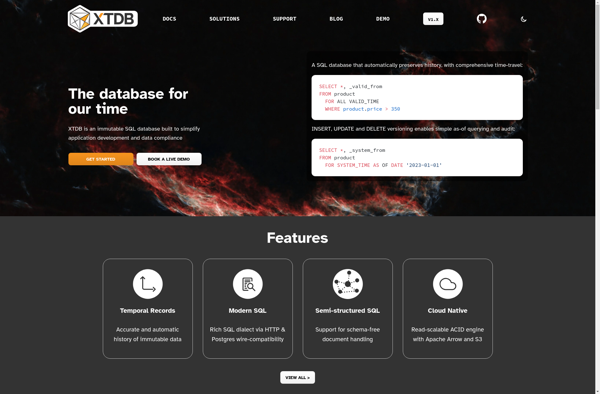 XTDB screenshot