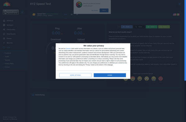 XYZ Speed Test image