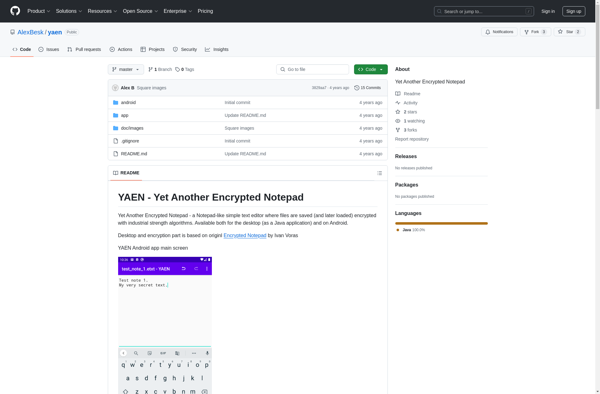 YAEN - Yet Another Encrypted Notepad image