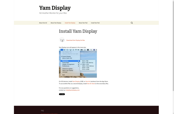 Yam Display image