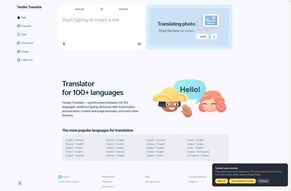 Yandex Translate image