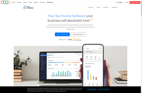 Zoho Invoice image