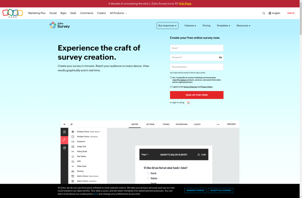 Zoho Survey image