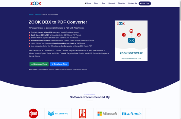 ZOOK DBX to PDF Converter