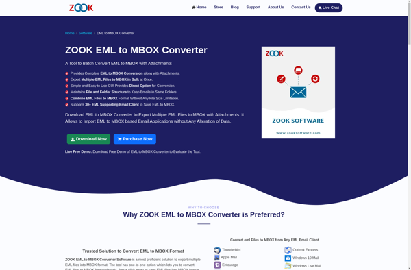 ZOOK EML to MBOX Converter