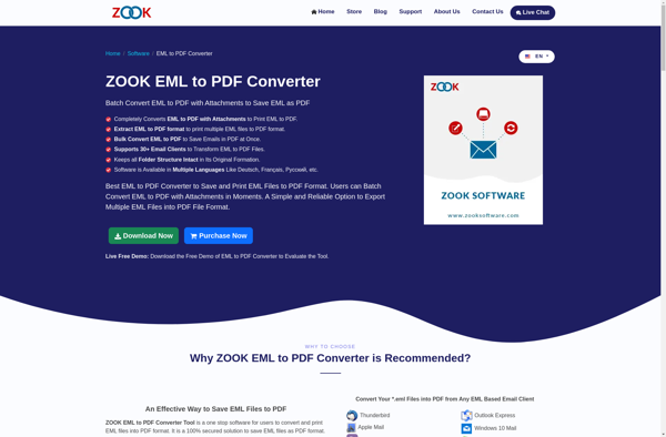 ZOOK EML to PDF Converter