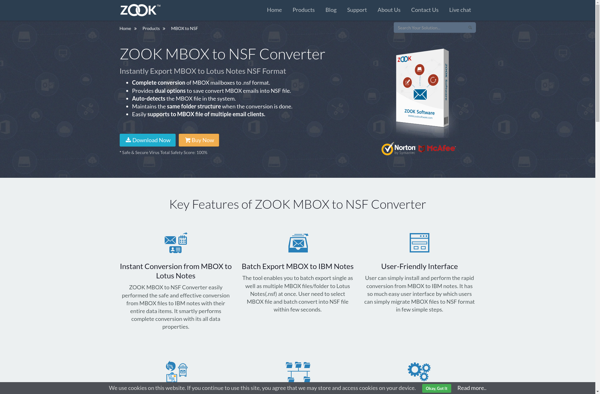 ZOOK MBOX to NSF Converter