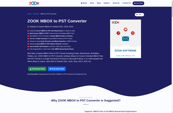 ZOOK MBOX to PST Converter