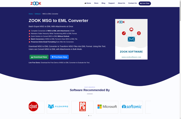 ZOOK MSG to EML Converter image