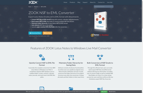 ZOOK NSF to EML Converter