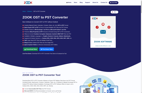 ZOOK OST to PST Converter